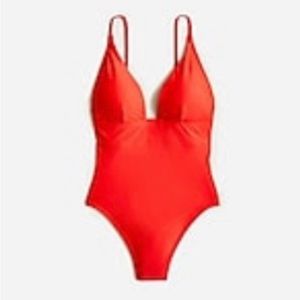 NWT J Crew Plunge One Piece